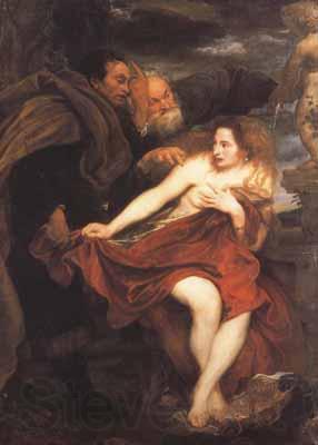Anthony Van Dyck Susanna and The Elders (mk03) Germany oil painting art